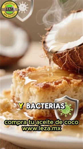Beneficios al consumir aceite de coco para tu salud #dieta #alimentossanos #cocina