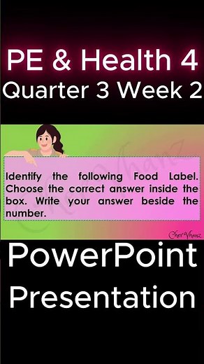 MAPEH 4 Quarter 3 Week 2 (PE and Health) - Safe and Healthy Eating MATATAG PowerPoint Presentation