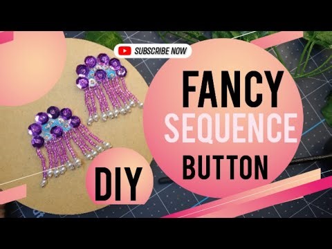 Diy button ✅| Fancy sequence button ‪@littlethings486‬