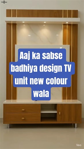 wow top model unit design top unit modular design wooden TV #cornerunit