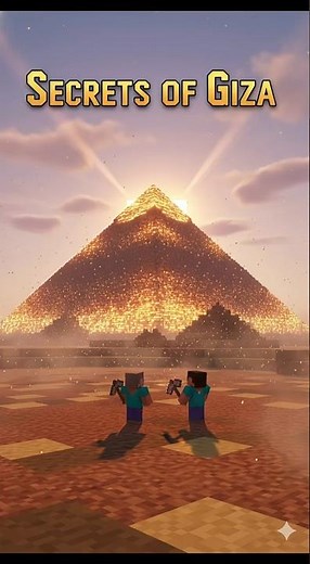 Minecraft History Ep 3: Secrets of Pyramid of Giza Uncovered!