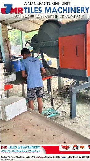 Kerb stone Block Machine Manufacturer | Precast Kerbstone Block Making Machine | JMR Tiles Machinery