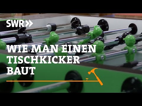 How to build a foosball table I SWR Craftsmanship