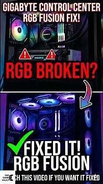 RGB FUSION BROKEN? 🤯 Here's the EASY Fix for Gigabyte Control Center! 🛠️