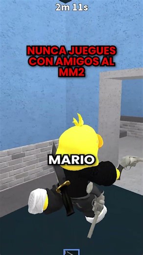 NO JUEGUES MM2 CON AMIGOS #roblox #robloxfunny #mm2 #humor #shorts #brookhaven #rblx
