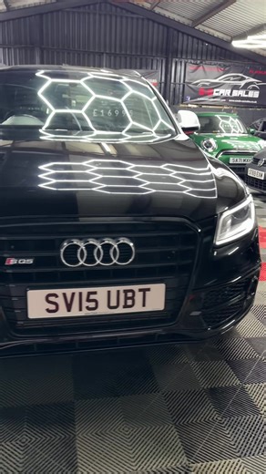 🚘VEHICLES ARRIVING DAILY🚘 GREAT VALUE@ONLY£16995 STUNNING LOOKING CAR £6500 FACTORY EXTRAS 1 PREV OWNER FROM NEW 50K SERVICE HISTORY 2 KEYS SAT NAV 21 INCH ALLOYSD RED CAPLERS FULL BLACK PACK REAR ELECTRIC BOOT FLAT BOTTOM STEERING TECHNOLGY PACK RED AND BLACK LEATHER ELECTRIC SEATS HEATED LEATHER SEATS B&O SOUND SYSTEM VERY CLEAN EXMPLE WELL LOOKED AFTER ◼️AUDI SQ5 3.0TDI V6 308BHP AUTO ◼️2015 15 REG ◼️ AC EW PAS ◼️SAT NAVIGATION ◼️SUPER SPORT SEATS ◼️21 INCH ALLOYS ◼️FRONT AND REAR PARKING S