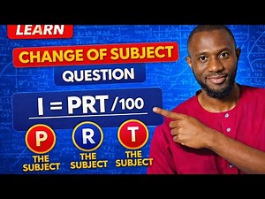 Learn how to rearrange the simple interest formula 𝐼= PRT/100 ​