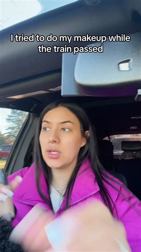 Makeup Challenge: Applying Makeup During a Fast Train Ride