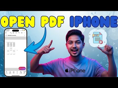 How To Open PDF in iPhone - Full Tutorial