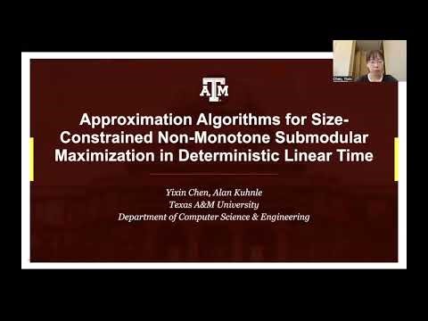 KDD 2023 - Approximation Algorithms for Size-Constrained Non-Monotone Submodular Maximization
