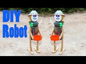 How to Make a Simple Walking Robot at Home | Easy DIY Science Project