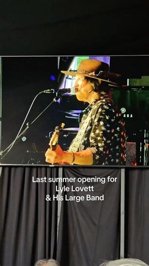 Last Summer Opening for Lyle Lovett & His Large Band #lylelovett #singersongwriters #livemusic
