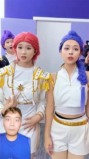 Pilih rumi atau mira yang jadi pemenang 😱 #kpop #cosplay #makeup #kpopdemonhunters #huntrix