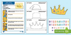 Design a Maths Week Celebration Hat