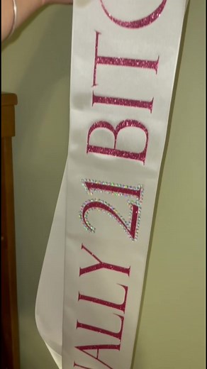 Unique 21st Birthday Sash Ideas and DIY Tutorial