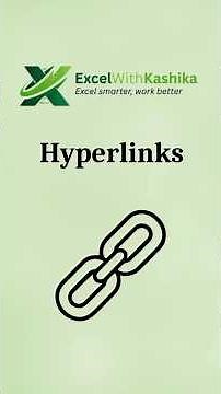 How to Create Hyperlinks in Excel | Step-by-Step 🔗