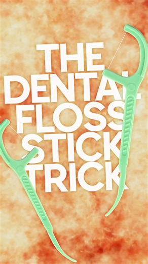 The dental floss stick trick, need I say more? 🦷 ✨ #magic #magictricks #comedyskits | Piff the Magic Dragon