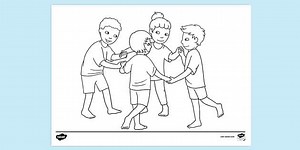 Dance Colouring Page