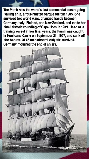 Last Commercial Sailing Ship Lost in Hurricane