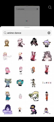 Cute Anime Dance Sticker Tutorial