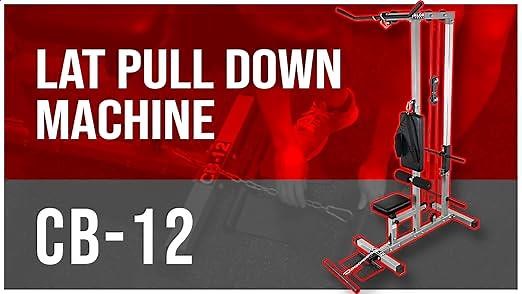 Valor Fitness CB-12 Lat Pulldown Cable Machine  with Low Row