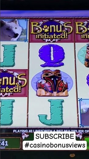 Wolf Run slot machine bonus feature VERY RARE WIN ! Link to full video SUBSCRIBE #casinobonusviews