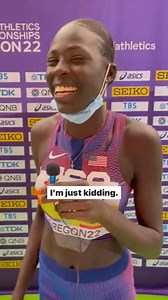 11K views · 350 reactions | The women's 800m final is TONIGHT‼️ Hear what Athing Mu does before she does her thing on the track. Watch the #WorldAthleticsChamps at 8 p.m. ET on CNBC and 9/8c on NBC and Peacock TV. #WCHOregon22 | NBC Olympics & Paralympics | Facebook
