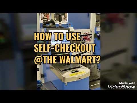 How to use SELF-CHECKOUT @the walmart?
