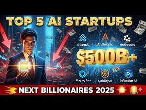 “Top 5 AI Startups Creating the Next Billionaires in 2025 🚀”