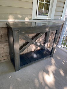 Modern Farmhouse Console Table - Etsy Canada