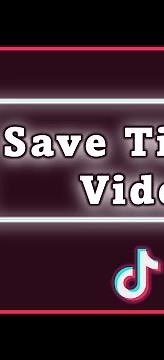 How To Save TikTok Video To Your Phone Gallery | Download Camera Roll