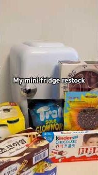 미니냉장고 간식 채우기 ASMR | Mini Fridge Restock ASMR
