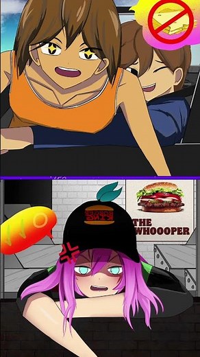 I'M IN THE DRIVE THRU OF BURGER KING // OMORI【Animated】