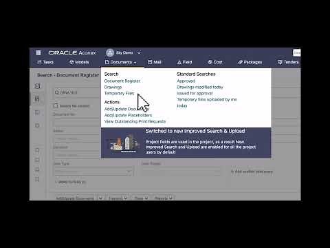 UPDATE OR CHANGE DOCUMENTS IN ACONEX