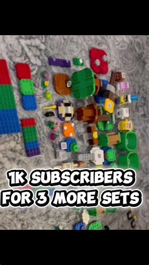I have the Luigi starter set and the Mario starting set 1K subs and I will buy 3 sets you guys want!