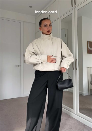 getting the cost per wear down on this @Ena Pelly jacket FAST #ootd #outfitideas #funnelneckjacket #enapelly #fitcheck