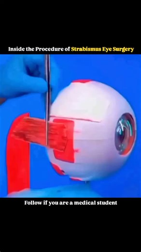 @medicalstudent.io | Inside the procedure of strabismus eye surgery, where precision, patience, and teamwork come together to restore balance and alignment to... | Instagram