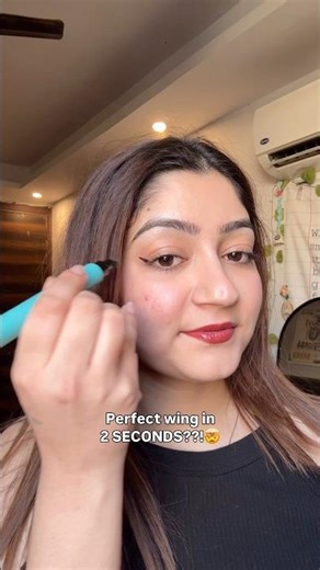 Perfect wing eye liner in 2 seconds | for beginners| stamp eyeliner