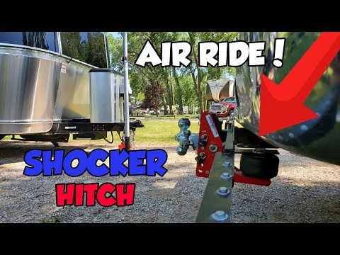 SHOCKER HITCH REVIEW! AIR RIDE HITCH SYSTEMS FOR TRAILERS. WEIGHT DISTRIBUTION AND SWAY CONTROL.