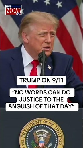 President Trump on 9/11 terror attacks
