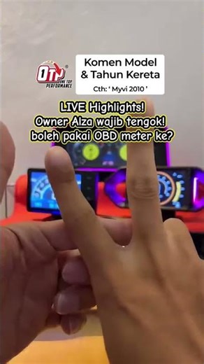 Owner ALZA wajib tengok! boleh pakai OBD meter ke?#obd2 #fyp #viral #caraccessories