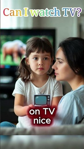 Can I Watch TV? | Easy English Speaking Practice