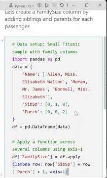 04 Apply Lambda to Multiple Columns with Pandas