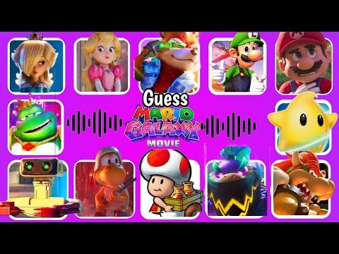 Ary sure you can guessed the voice ||1% people can pass|| Mario, luigi, luma, browser