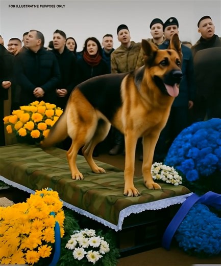 1.1M views · 3.8K reactions | At The Officer’s Funeral, His Loyal Dog...