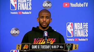 90K views · 1.3K reactions | Check out Chris Paul's Media Availability ahead of Game 6 Tuesday night at 9pm/et on ABC. #NBAFinals presented by YouTube TV | NBA | Facebook