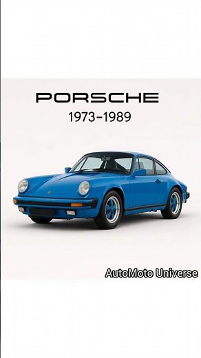 Porsche Evolution (1973-2020)🚘 #automobile #cartransformations #porsche
