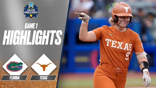 Texas vs. Florida: 2025 Women's College World Series Game 1 | Extended highlights