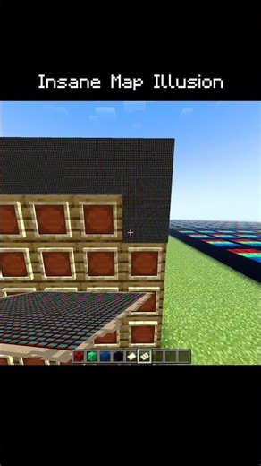 Minecraft Map Illusion #shorts