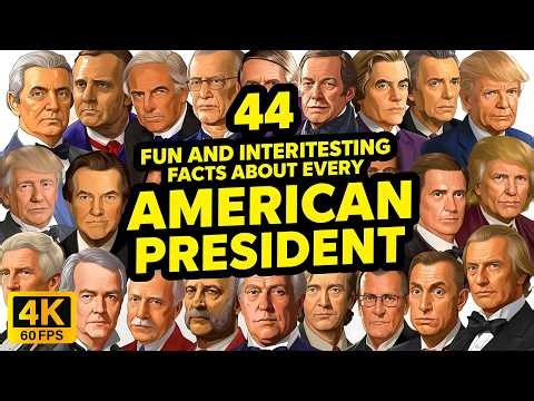 44 Fun and Interesting Facts About Every American President | 4K